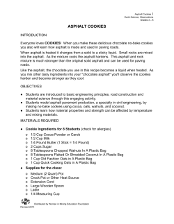 Asphalt Cookies - Women In Mining
