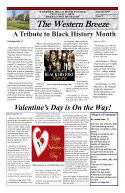 February, 2017, Issue 3 - Western Hills University High School