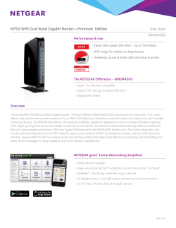 N750 WiFi Dual Band Gigabit Router&mdash;Premium Edition
