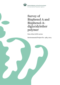 Survey of Bisphenol A and Bisphenol-A