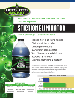stiction eliminator