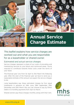 Service charges estimate Type: pdf Size