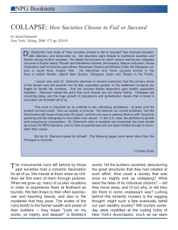 COLLAPSE: How Societies Choose to Fail or Succeed