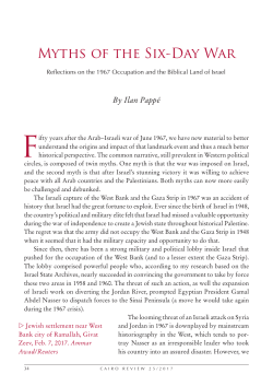 Myths of the Six-Day War - The Cairo Review of Global Affairs