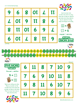 Five More Game - Maths Adventures