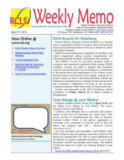Now Online @ 2014 Awards for Excellence Lives change @ your