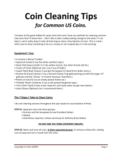 Coin Cleaning Tips