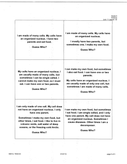 am made of many cells. My cells have an organized nucleus. I have