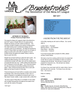 Artist of the Month!