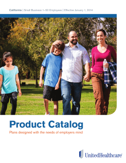 Product Catalog - UnitedHealthcare