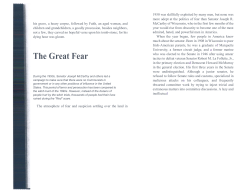 The Great Fear - Granby Public Schools
