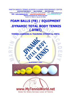 FOAM BALLS (FB) / EQUIPMENT &copy;DYNAMIC TOTAL BODY