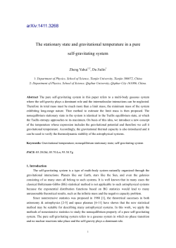 The gravitational temperature in one gravitational