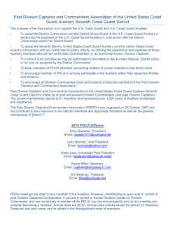 Past Division Captains and Commanders Association of the United