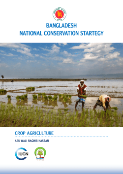 BANGLADESH NATIONAL CONSERVATION STARTEGY