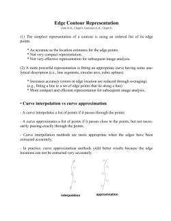 Edge Contour Representation