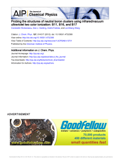 Probing the structures of neutral boron clusters using