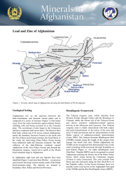 Lead and Zinc of Afghanistan
