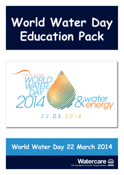 World Water Day Education Pack