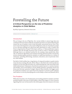 Foretelling the Future - Kirwan Institute