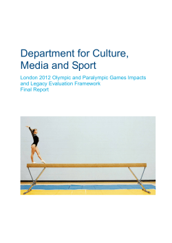 London 2012 Olympic and Paralympic Games