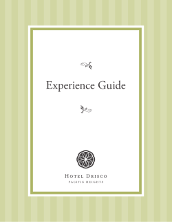 Experience Guide