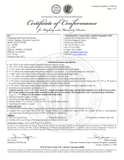 Certificate Number: 97-093A5 Page 1 of 3 1135 M Street, Suite 110