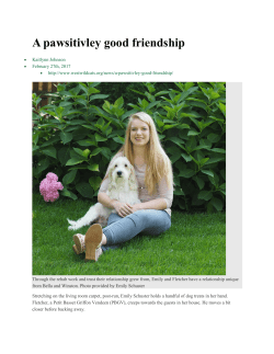 A pawsitivley good friendship