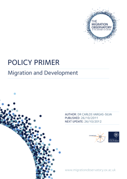Migration and Development - Migration Observatory