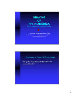 graying of hiv in america