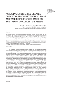 analysing experienced organic chemistry