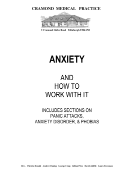 anxiety - Cramond Medical Practice