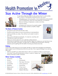 Stay Active Through the Winter
