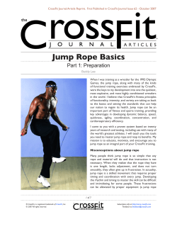 Jump Rope Basics