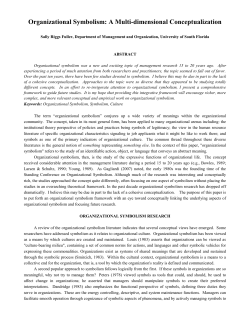 Organizational Symbolism