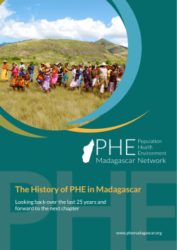 The History of PHE in Madagascar
