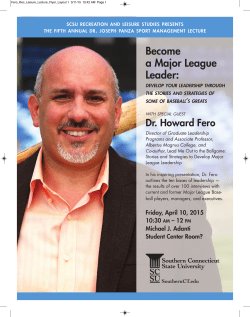 Become a Major League Leader: