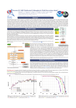Swarm SCARF Dedicated Lithospheric Field Inversion chain*