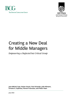 Creating a New Deal for Middle Managers