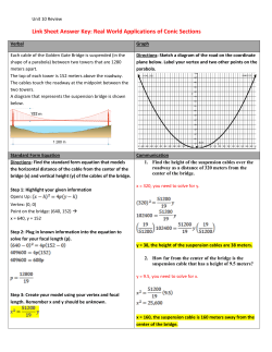 Unit 10 Review Conic Sections_Answer Key