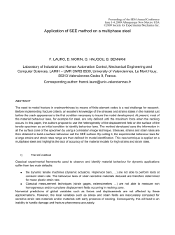 Application of SEĖ Method on a Multiphase Steel