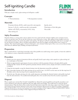 Self-Igniting Candle