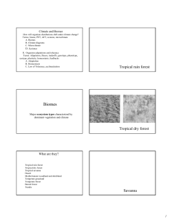 Biomes