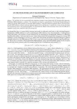 ON THE FOUR-FIFTHS LAW IN