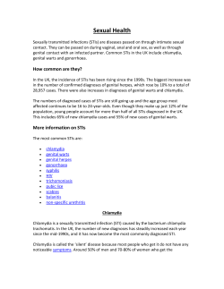 Sexual Health - West Cheshire Clinical Commissioning Group