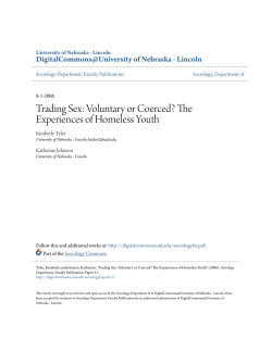Trading Sex: Voluntary or Coerced?
