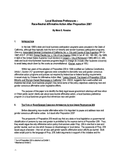 Race-Neutral Affirmative Action After Proposition 209?