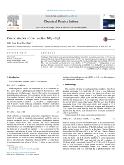 Kinetic studies of the reaction NH2+H2S