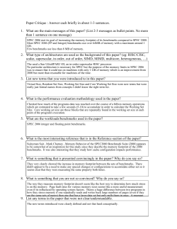 Paper Critique : Answer each briefly in about 1