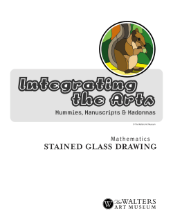 stained glass drawing - The Walters Art Museum